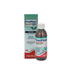 Froiplak Plus 0,2 PVP Action Στοματικό Διάλυμα Με Χλωρεξιδίνη 0,20 250 ml