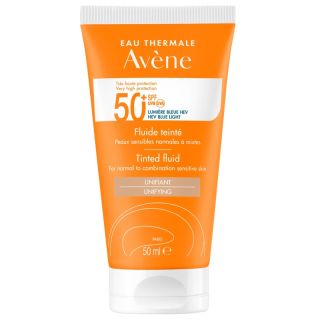 Avene Cleanance Teinte Solaire SPF50+ Αντηλιακή Προσώπου με Χρώμα για Λιπαρό Με Τάση Ακμής Δέρμα 50ml