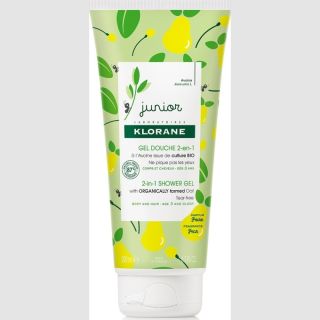Klorane Junior Gel Douche 2in1 Shower Gel Παιδικό Αφρόλουτρο με Άρωμα Αχλάδι 200ml.