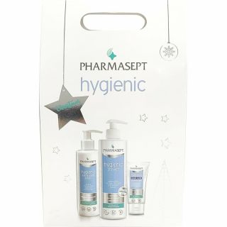 Pharmasept Hygienic Christmas Gift Hygienic Shower Αφρόλουτρο 500ml, Extra Calm Lotion Γαλάκτωμα Σώματος 250ml & Intensive Hand.