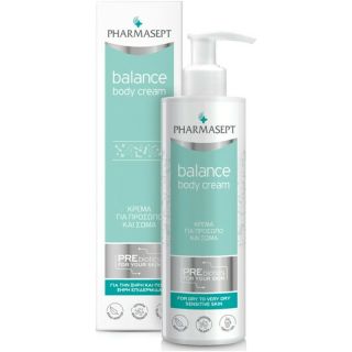 Pharmasept Balance Body Cream Κρέμα για Πρόσωπο και Σώμα για την Ξηρή και Ευαίσθητη Επιδερμίδα 250ml