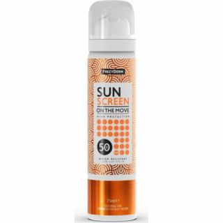 Frezyderm Sun Screen On The Move SPF50 Αντηλιακό Mist Προσώπου 75ml