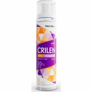 Frezyderm Crilen Anti Mosquito Plus 20%, Άοσμο Εντομοαπωθητικό Σπρέι, 100ml