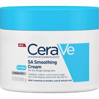 Cerave SA Smoothing Cream Ενυδατική & Απολεπιστική Κρέμα Για Πρόσωπο & Σώμα Με 10% Ουρία Για Ξηρή Επιδερμίδα 340g