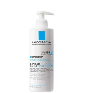 La Roche-Posay Lipikar Baume Light AP+M Μαλακτικό Βάλσαμο με Τριπλή Δράση Ενάντια στο Κνησμό Ιδανικό Ακόμα & Για Νεογνά 400ml