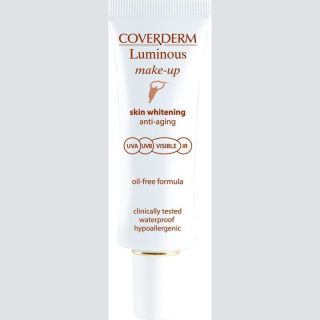 Coverderm Luminous Make Up Anti Aging SPF50+ Λευκαντικό Make Up 30ml