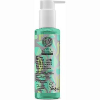Natura Siberica Bereza Polar White Birch Καθαριστικό Τζέλ Μείωσης Πόρων Για Λιπαρή & Ακνεϊκή Επιδερμίδα 145ml