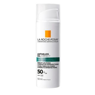 La Roche Posay Anthelios Oil Correct Spf 50+ Αντηλιακή Κρέμα Προσώπου για Λιπαρές & Ακνεϊκές Επιδερμίδες 50ml