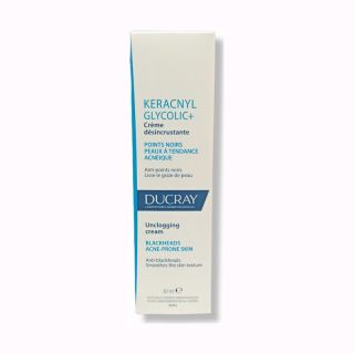 Ducray Keracnyl Glycolic+ Kρέμα Προσώπου για Δέρμα με Τάση Ακμής Σπυράκια & Μαύρα Στίγματα 30ml