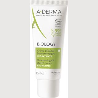 A-Derma Biology Creme Legere Hydrating Cream Ενυδατική Κρέμα Με Ελαφριά Υφή Ιδανική Για Το Εύθραυστο Δέρμα 40ml