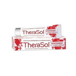Therasol Whitening & Sensitive Οδοντόκρεμα Για Ευαίσθητα Δόντια Λεύκανση & Πλάκα 75ml
