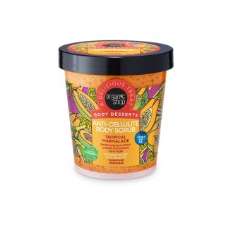 Organic Shop Body Desserts Anti-Cellulite Body Scrub Tropical Marmalade Απολεπιστικό Σώματος Για Κυτταρίτιδα 450ml