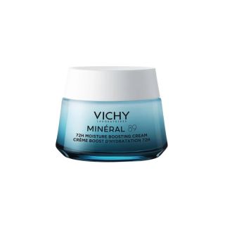 Vichy Mineral 89 72h Moisture Boosting Light Cream Ενυδατική Κρέμα Προσώπου Με Υαλουρονικό Οξύ Ελαφριάς Υφής 50ml
