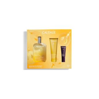 Caudalie Promo Soleil Des Vignes Oil Elixir Λάδι Σώματος 100ml & Αφρόλουτρο 50ml & Αντιγηραντική Κρέμα Ματιών 5ml