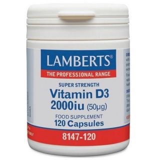 Lamberts Vitamin D3 2000iu 50μg 120caps