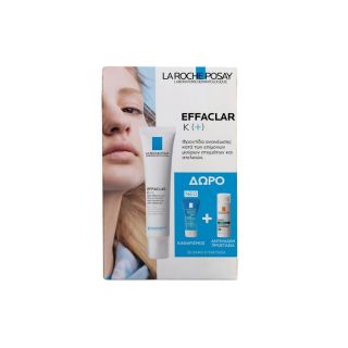 La Roche Posay Set Effaclar K(+) 40ml & Δώρο Effaclar Gel 50ml & Δώρο Anhelios Oil Correct Spf50+ 3ml