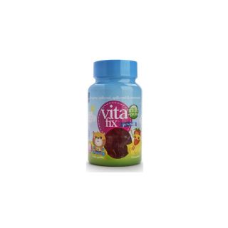 Intermed Vitafix Multi And Probio Gummies Ζελεδάκια Πολυβιταμίνες Με Προβιοτικά Και Πρεβιοτικά Με Γεύση Φράουλα 60 Ζελεδάκια