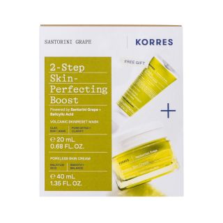 Korres Promo Santorini Grape Για Σύσφιξη Πόρων 40ml & ΔΩΡΟ Ηφαιστειακή Μάσκα 20ml