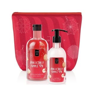 Lavish Care Promo Apple Pie Bath & Shower Gel Αφρόλουτρο 500ml & Glitter Body Lotion Ενυδατικό Γαλάκτωμα Σώματος 300ml