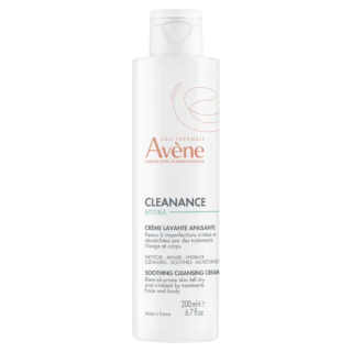 Avene Cleanance Hydra Creme Lavante Apaisante Καταπραϋντική Κρέμα Καθαρισμού Χωρίς Σαπούνι 200ml