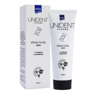 Intermed Unident White Smile Toothpaste 100ml Λευκαντική Οδοντόπαστα Καθημερινής Χρήσης