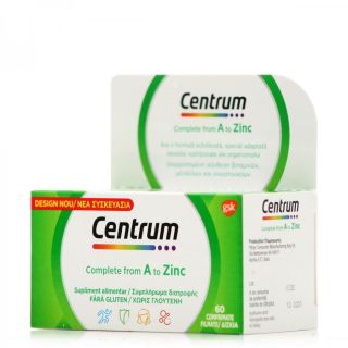 Centrum A to Zinc 60tabs Πολυβιταμινούχο Συμπλήρωμα Διατροφής