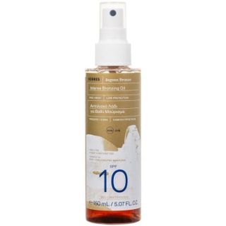 Korres Intense Bronzing Oil 150ml Αντιηλιακό Λάδι Για Βαθύ Μαύρισμα