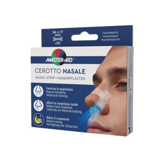 Master Aid Cerotto Nasale Ρινικές Ταινίες Για Βελτίωση Αναπνοής Και Μείωση Ροχαλητού 30τμχ
