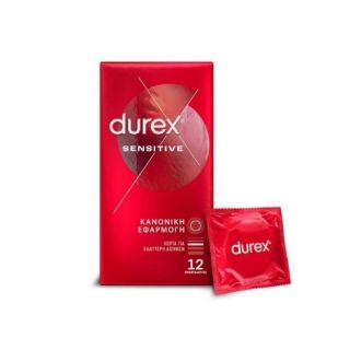 Durex Sensitive Thin Feel Λεπτά Προφυλακτικά Για Κανονική
