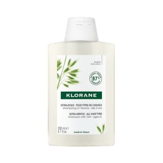 Klorane Shampoo Lait d' Avoine Renov 200ml Σαμπουάν με Γάλα Βρώμης για Συχνό Λούσιμο