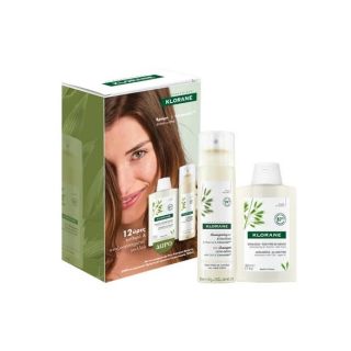 Klorane Promo Dry Shampoo Ξηρό Σαμπουάν Με Βρώμη & Κεραμίδια Για Όλους Τους Τύπους Μαλλιών 150ml & Δώρο Σαμπουάν Με Βρώμη 200ml