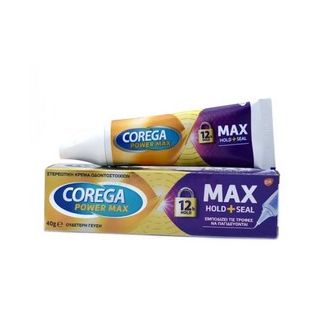 Corega Max Hold & Seal Στερεωτική Κρέμα για Τεχνητές Οδοντοστοιχίες 40gr