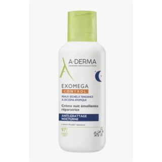 A-Derma Exomega Control Repairing Emollient Night Cream Επανορθωτική Μαλακτική Κρέμα Νυκτός 400ml