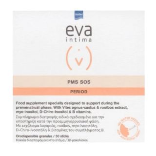 Intermed Eva Intima PMS SOS Συμπλήρωμα Διατροφής Για Το Προεμμηνορρυσιακό Σύνδρομο 30 Φακελάκια