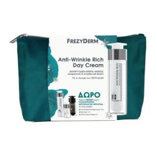 Frezyderm Promo Anti-Wrinkle Rich Day Cream & Anti-wrinkle Night Cream 15ml & Eye Cream 5ml & Color Medium 2ml