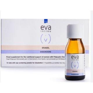 Ovasil Συμπλήρωμα Διατροφής Για Την Υποστήριξη Γυναικών Με Σύνδρομο Πολυκυστικών Ωοθηκών 10 Φιαλίδια
