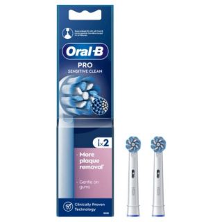 Oral-B Pro Sensitive Clran Ανταλλακτικά Βουρτσάκια Ηλεκτρικής Οδοντόβουρτσας 2 τμχ