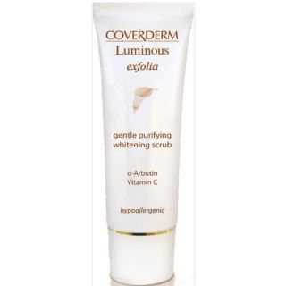 Coverderm Luminous Exfolia 50ml Λευκαντικό Scrub Προσώπου με Βαθιά Απολεπιστική Δράση