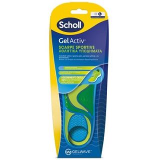 Scholl GelActiv Sport Πάτοι Για Αθλητικά Υποδήματα Απορρόφηση Κραδασμών No 40-46,5 (1 Ζεύγος)