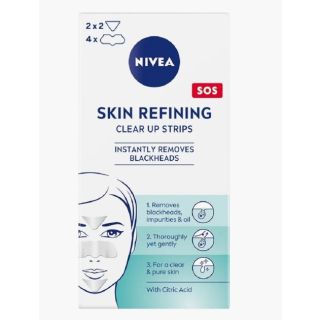 Nivea Clear Up Strips Για Μύτη 4τεμ & Για Μέτωπο & Πηγούνι 2τεμ